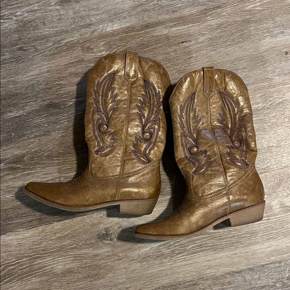 Coconuts by Matisse Tan Western Boots